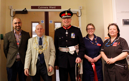 Opening the new ward